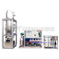 China Freon System Edible Ice Tube Machine 12 Months Warranty 380v 50hz 3p on sale