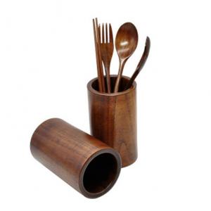 China Household Teak Wooden Utensil Set Acacia Kitchen Cooking Spoon For Non Stick Pan supplier