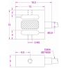 China jr s-beam load cell 2 lb 4.5 lb 10lb 20lb 45lb Miniature Tension Load Cell Force Sensor wholesale