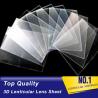 70 LPI 3D lenticular plastic sheets 0.9mm lenticular lamination film pet flip