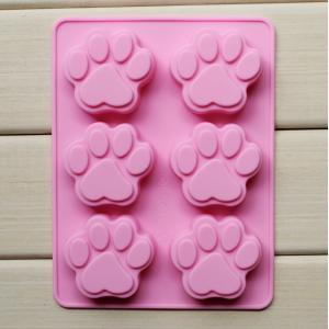 China 6 with catlike cold hand soap cake mold silicone mold pastry tools muffin mold SB-090 supplier