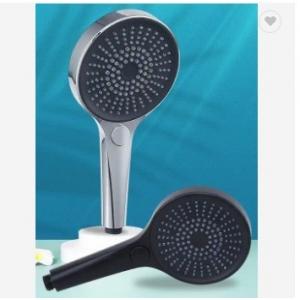 Chrome Finish High Pressure Three Function Handheld Shower Head for Bathroom Redesign