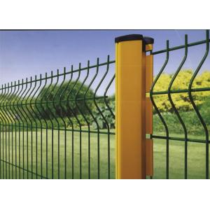 China 50 X 200 MM PVC Coated V Type Welded Wire Mesh Fence for Security and Gardening supplier