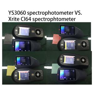 UV visible spectrophotometer color test meter YS3060 with UV light source compare to Xrite CI64 SP64 spectrophotometer