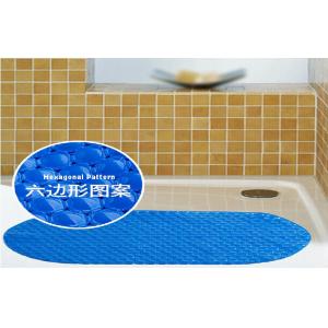 Escuro - esteira de banho pequena moderna da esteira plástica nonslip azul da banheira para as crianças, 39*69cm