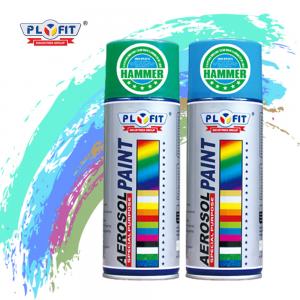 China Color 400ml Acrylic Aerosol Spray Paint 5 Minutes Surface Drying Film Finished supplier