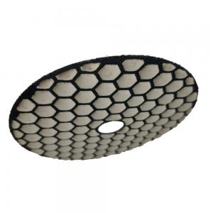 Customized Colors 3 Step Resin Bond Stone Polishing Pads for High Grinding Efficiency