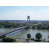 China Concrete Deck Steel Cable Suspension Bridge prefab With Rock Anchors wholesale