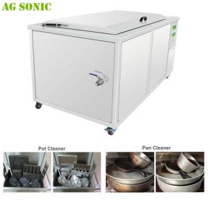 China Deep Hot Water Ultrasonic Cleaning Machine for Catering Mobile Cleaning Services with Casters supplier