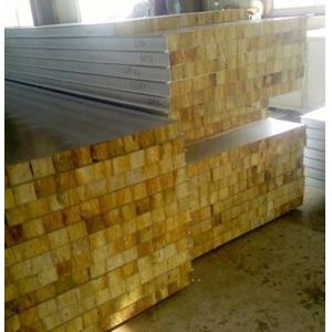 China Glass Wool Insulated Roof Panels Foam Insulation Panels 80Mm Thickness supplier