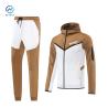 China Set de chaqueta de pista de fútbol - Poliéster de rendimiento con logotipo personalizado wholesale