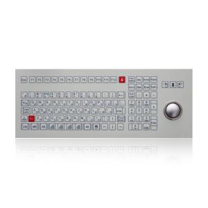 China IP65 Rugged Industrial Keyboard Trackball Omron Switch Membrane Waterproof Keyboard supplier