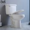 China Tall Ada 2 Piece Toilet Dual Flush Toilet Elongated Bowl Two Piece Closet wholesale