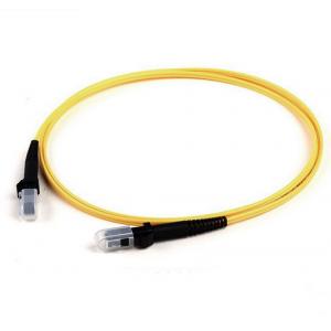 yellow cable MTRJ Singlemode OFNR Corning Fiber Optic Patch Cord Insertion Loss <=0.2dB