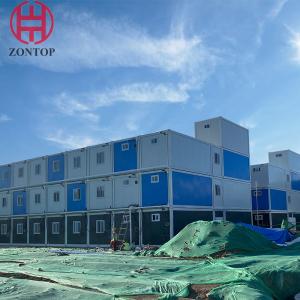 Double Storey Container House For Outdoor Office Hotel Hospital Zontop light Steel Prefabricated Building Container Hous