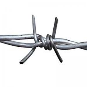 4 Points Barbs Farm Fencing 1.25mm Galvanized Barbed Wire For Anti Animals