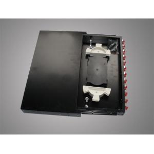 China 24 Core Rack Mounting Fiber Optic Terminal Box For FTTB / FC / SC supplier