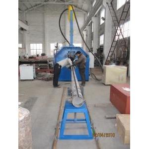 China Automate Traffic Garden Pole Shut and Welding Machine Hydraulic Control Clamp Pole Bottom Trolley Draft supplier