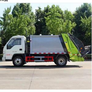 China Foton 115hp Waste Compactor Truck 4X2 6 Wheels Garbage Bin Truck supplier