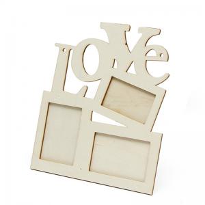 Creative 3D Tourist Custom Photo Frame Wooden Blank LOVE Photo Frame