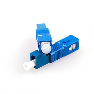 LC Female To SC Male Hybrid Fiber Optic Adapter, single mode fiber sc to lc adapter simplex/duplex, low insertion loss