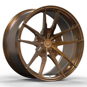 China Monoblock Forged Car Alloy Wheels Price 20x9 20x10 Staggered Transit Custom Sports Brushed Rims 1 Piece supplier
