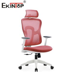Mesh Computer Chair With Backrest ergonómico rojo para los muebles de Ministerio del Interior