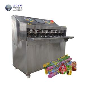 KOCO Small sachets pouch filling vertical packing machine semi automatic juice / coffee / milk packaging machine