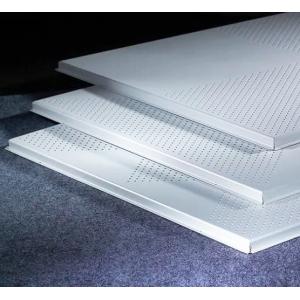 595x595mm Perforated Metal Ceiling Tiles Aluminum Lay In Ceiling