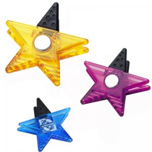 China Colroful Promotional Magnetic Star Clip Gifts Office Supplies Logo Customized supplier