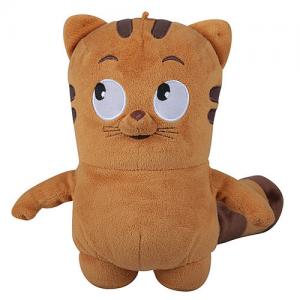 Brown Color Cat Plush Doll , Adorable Long Tail Plush Cat Stuffed Animals