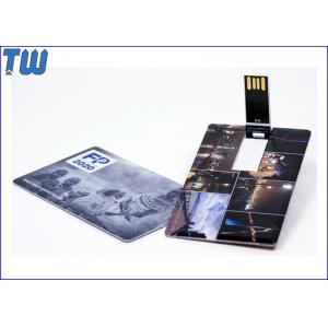 ABS Swivel Credit Card 32GB Pen Drives Pocket Carry with Name Cards