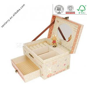 elegant high quality beauty product packaging box with mirror