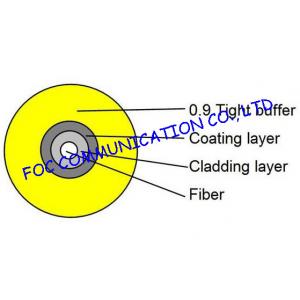 Bend insensitive fiber optic Tight Buffered cable 0.9mm SM or MM Suitable For Pigtails