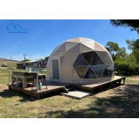 China Romantic Eco Glamping Dome Tent , Geodesic Luxury Hotel Tent on sale