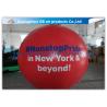 Inflatable Big Advertising Balloons , Red Air Balloon Advertising Helium Ball