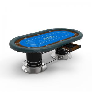 ODM Texas Holdem Casino Table Customized Deluxe Poker Table Dealer