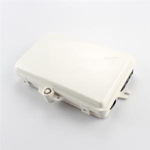 China 2/4 Cores ABS Mini Fiber Optic Distribution Box / Ftth Fiber Optic Termination Box supplier