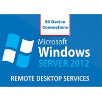 China Windows Server 2012 Remote Desktop Services DEVICE 50 Connections RDS on sale