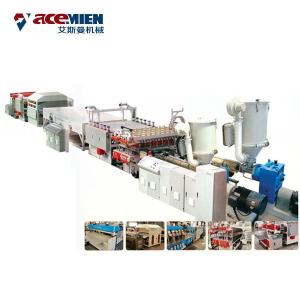China PP PE Plastic Corrugated Hollow Sheet Making Machine , Plastic Sheet Extrusion Line supplier