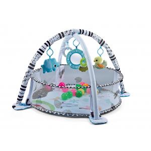 Combination Baby play mat Activity Gym and Ball Pit for Sensory Exploration and Motor Skill Development, for Newborns