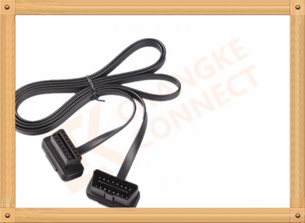 Câble d'extension plat des véhicules à moteur de Pin OBD d'OBD 16 CK-MF08D01L