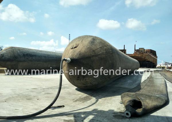 D1.5mxL16mx7 layers Marine Rubber Airbag For Ship Launching And Docking