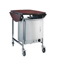 China Folding Guest Room Service Trolley With Thermal Box Buffet Equipment on sale