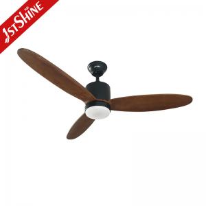 China Dimmable LED Solid Wood Ceiling Fan supplier