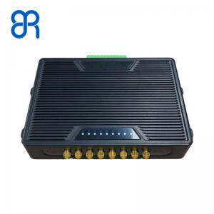 UHF RFID 8 Port Fixed RFID Reader With Impinj E710 Platform For Vehicle Management
