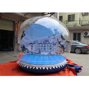 China Outdoor 3m Inflatable Human Size Snow Globe For Promotion supplier