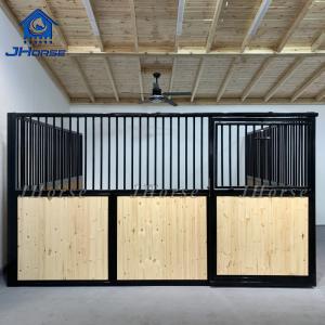 Indoor Portable Wood Pine Horse Stable Sliding Door Horse Stall Panels