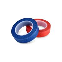 China 60Y 2 Narrow Width Colored Masking Tape Low Noise Nature Rubber UV Resistant on sale