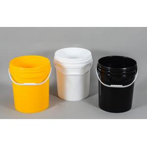 Industrial Grade Plastic Five Gallon Buckets Diameter 11.5 Inches Height 15.5 Inches